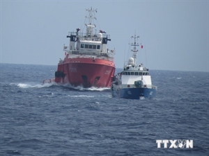 Chinese ships maintain aggressive acts in Vietnam’s waters
